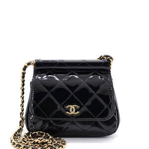 Chanel Cc Frame Flap Clutch With Chain #258295C28B